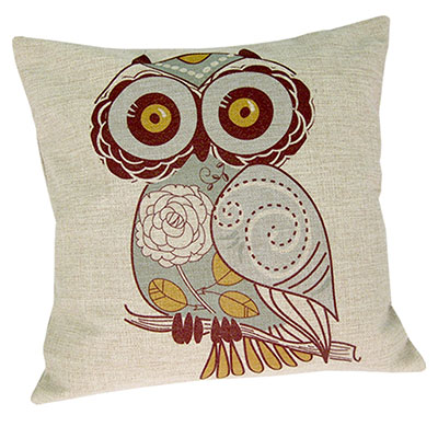 Cushion Natural Owl